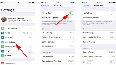 how to turn off cellular data